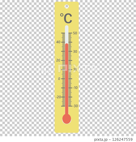温度計のイラスト 126247559