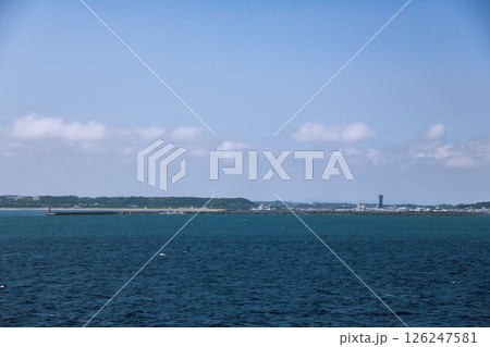 【さんふらわあ さっぽろ大洗行　大洗港に入港】 126247581