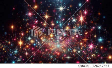 ファンタジックな星のきらめきのイラスト素材 [126247664] - PIXTA