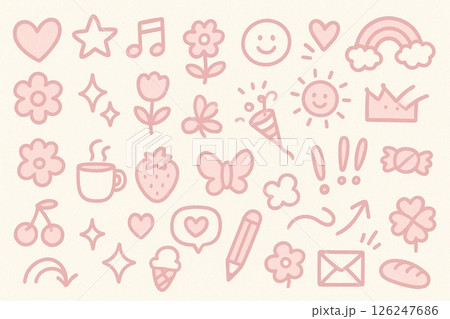 春色ピンクのふんわりあしらい 126247686