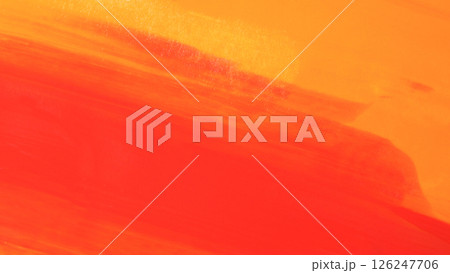 a smooth, radiant transition from deep red to bright orange, resembling the glow of a sunset or flames 126247706