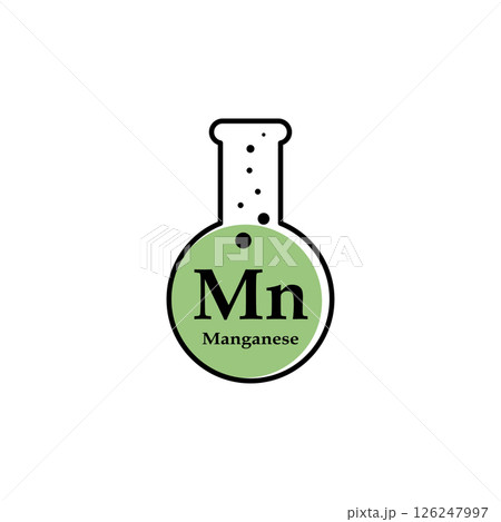 manganese symbol icon 126247997