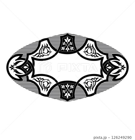 Vintage traditional realistic black and color frames set on white background isolated vector illustration Vintage traditional realistic black and color frames set on white background isolated vector illustration 126249290