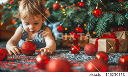 happy parents and children, friends celebrate Christmas and New Year happy parents and children, friends celebrate Christmas and New Year 126250188