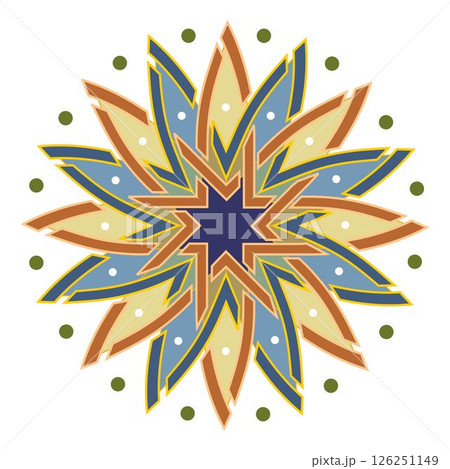 Vintage floral calligraphic floral vignette scroll corners ornamental design elements black  and color set isolated vector illustration 126251149