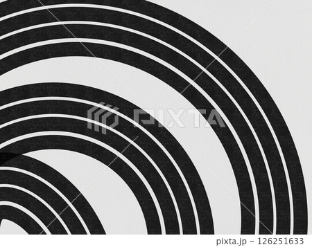 black white line background geometric template paper circle dot minimalistic ink 126251633