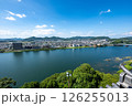 愛知県/ 夏の犬山城 天守からの眺望(景色・風景) 愛知県/ 夏の犬山城 天守からの眺望(景色・風景) 126255013