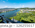 愛知県/ 夏の犬山城 天守からの眺望(景色・風景) 愛知県/ 夏の犬山城 天守からの眺望(景色・風景) 126255017