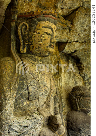 臼杵石仏の大日如来像 臼杵石仏の大日如来像 126255241