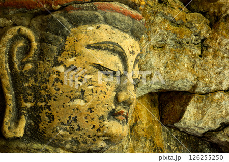 臼杵石仏の大日如来像 臼杵石仏の大日如来像 126255250