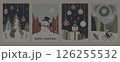 クリスマスカード　柄違いセット 126255532