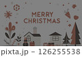 かわいいクリスマスカード　白色ver  126255538