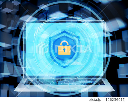 サイバーセキュリティイメージ 126256015