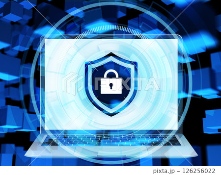 サイバーセキュリティイメージ サイバーセキュリティイメージ 126256022