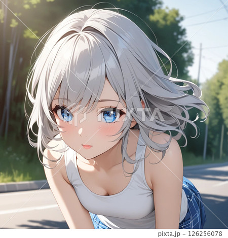 クールな少女 126256078