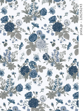 Inspiring Hand Crafted Curly and Floral Motif Art 126256243