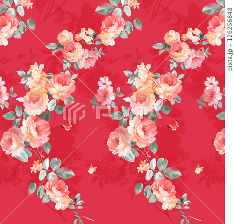 Lush Hand Painted Scroll and Floral Design Creations Lush Hand Painted Scroll and Floral Design Creations 126256848