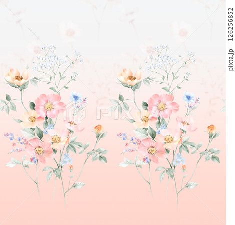 Lush Hand Painted Scroll and Floral Design Creations 126256852