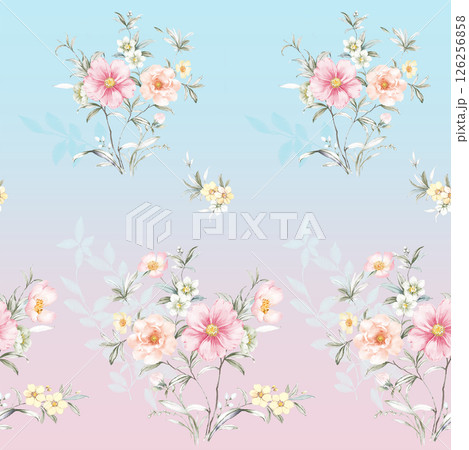 Lush Hand Painted Scroll and Floral Design Creations 126256858