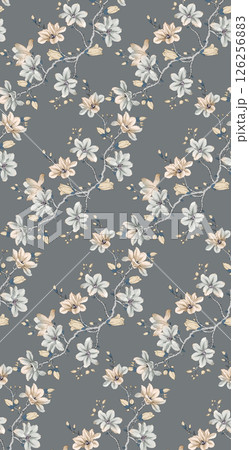 Lush Hand Painted Scroll and Floral Design Creations 126256883