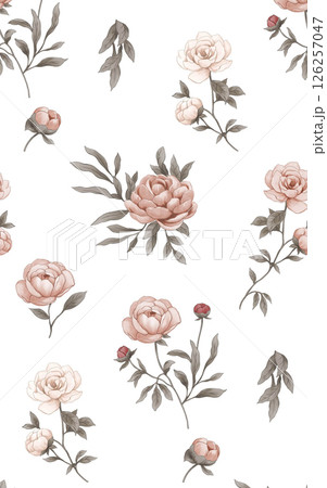Lyrical Hand Crafted Curly Floral Pattern Graphics Lyrical Hand Crafted Curly Floral Pattern Graphics 126257047