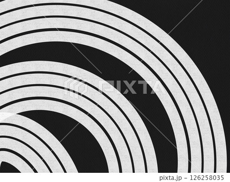 Abstract black white wavy line pattern background geometric design template card element minimalistic vertical horizontal 126258035