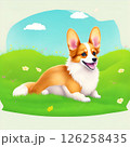 AIで生成したコーギーのイラスト AIで生成したコーギーのイラスト 126258435