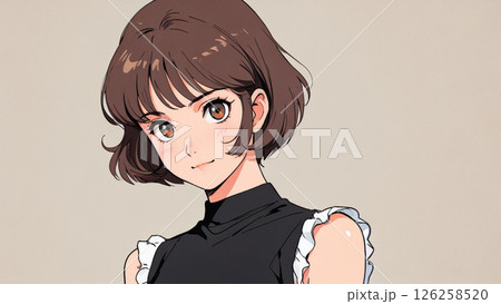 80年代・90年代レトロかわいい女の子 126258520