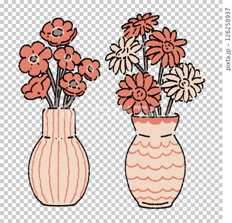 簡單的花瓶插圖 簡單的花瓶插圖 126258937