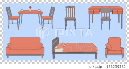 簡單的室內插圖 126259382