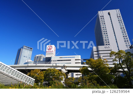 横浜駅東口周辺の風景 126259564