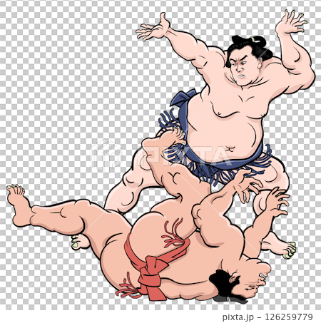 Sumo - Throwing the opponent 126259779