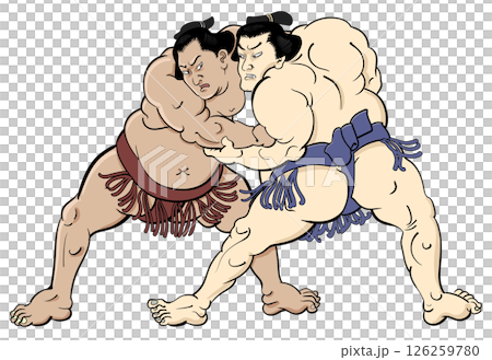 相撲-四つ相撲 126259780