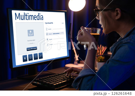 Multimedia cloud computing storage for uploading and store files online brisk 126261648