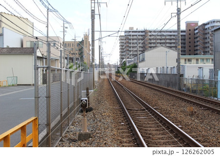 JR線路 踏切 福知山線 伊丹 【兵庫県】 JR線路 踏切 福知山線 伊丹 【兵庫県】 126262005