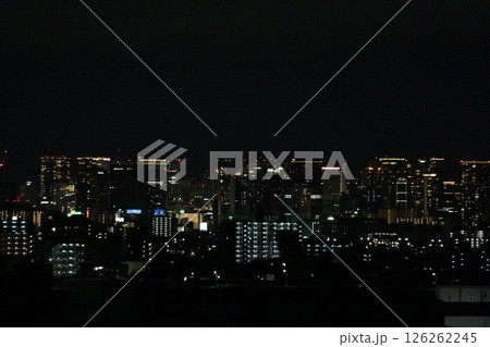 梅田　夜景　ビル群　遠景 126262245