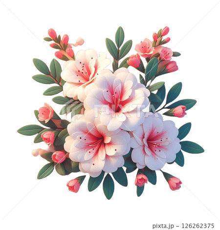 春の香りとツツジ 春の香りとツツジ 126262375