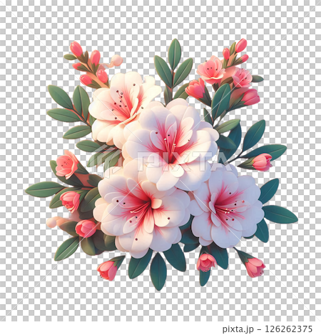 春の香りとツツジ 春の香りとツツジ 126262375