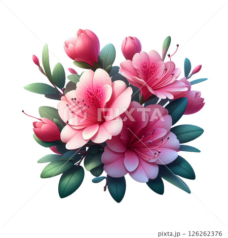 春の香りとツツジ 126262376