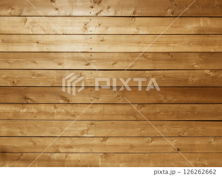 木目のある茶色の横板が並ぶ背景画像 木目のある茶色の横板が並ぶ背景画像 126262662