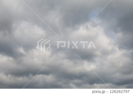 【自然・風景素材】雲空 曇天  雨雲 126262797