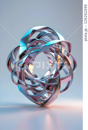 Abstract Chrome Rings 126262899