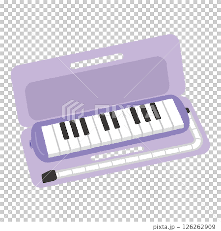 ケースに入った鍵盤ハーモニカ 126262909