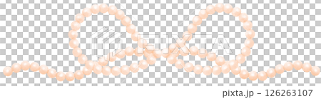 Cute White Pearl Ribbon Bow Border Watercolor vintage y2k Aesthetic 126263107