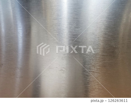 Close Up of Brushed Aluminum Surface. Close Up of Brushed Aluminum Surface. 126263611