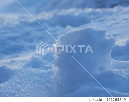 冬の田舎の村の雪景色 冬の田舎の村の雪景色 126263849