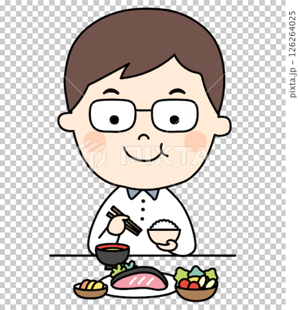 A man eating 126264025