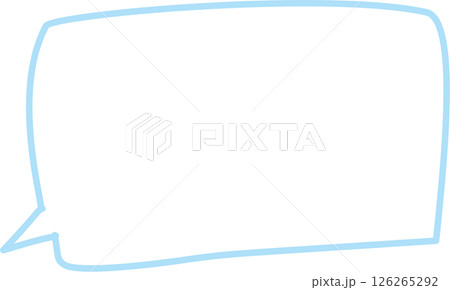 パステルカラーの手書き風吹き出し(背景透過) / Hand-drawn Pastel Speech パステルカラーの手書き風吹き出し(背景透過) / Hand-drawn Pastel Speech 126265292