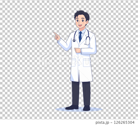 説明をする男性医師 126265304