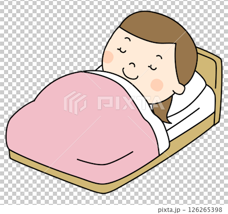 睡覺的女士 126265398